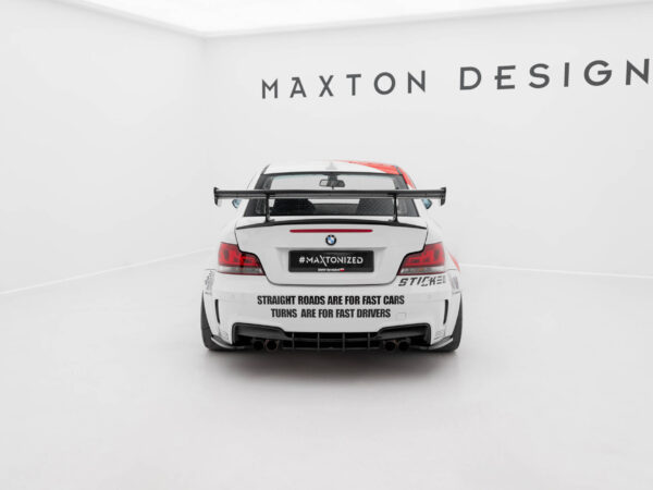 Alternative view of Maxton Design Prepreg Carbon Fibre Spoiler with Upper Swan Mounting For BMW 1 Series M E82