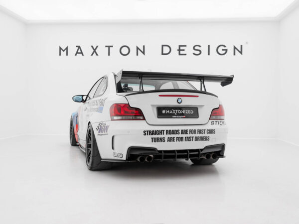 Pol po carbon spoiler with upper swan mounting bmw 1 m e82 21622 9