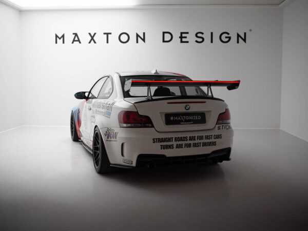 Pol po carbon spoiler with upper swan mounting led bmw 1 m e82 21623 18