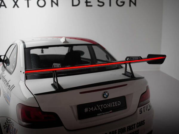 Pol po carbon spoiler with upper swan mounting led bmw 1 m e82 21623 19