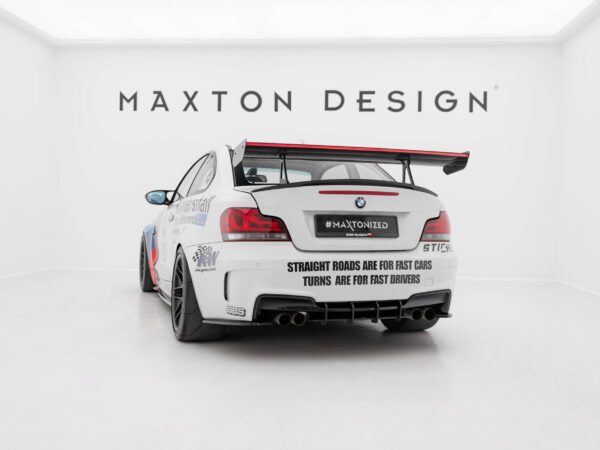 Pol po carbon spoiler with upper swan mounting led bmw 1 m e82 21623 6