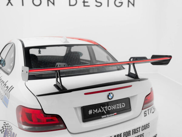 Pol po carbon spoiler with upper swan mounting led bmw 1 m e82 21623 7