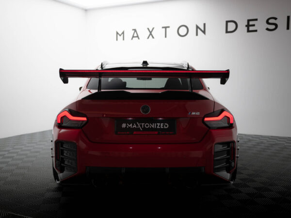 Alternative view of Maxton Design Prepreg Carbon Fibre Spoiler With Upper Swan Mounting For BMW 2 Series M2 G87