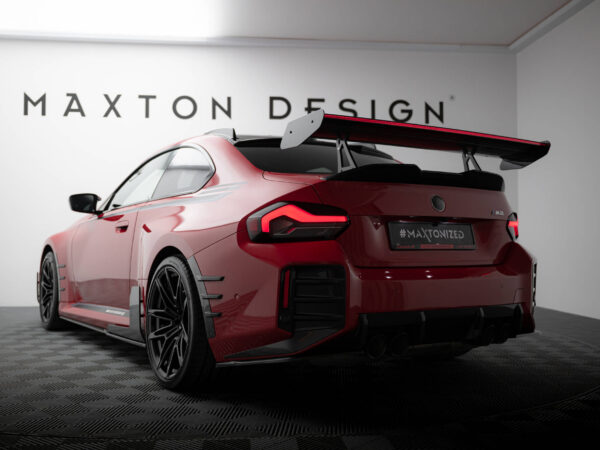 Pol po carbon spoiler with upper swan mounting led bmw m2 g87 22150 14