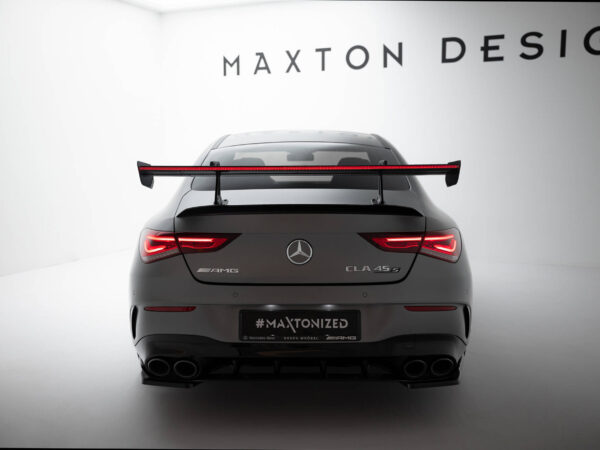 Alternative view of Maxton Design Prepreg Carbon Fibre Spoiler With Upper Swan Mounting For Mercedes-Benz CLA C118 LCI