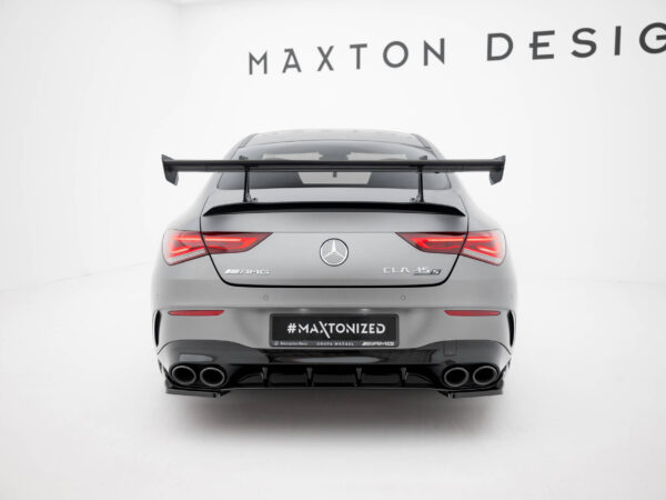 Pol po carbon spoiler with upper swan mounting mercedes benz cla coupe c118 c118 facelift 21585 19