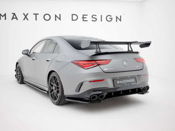 Alternative view of Maxton Design Prepreg Carbon Fibre Spoiler With Upper Swan Mounting For Mercedes-Benz CLA C118 LCI