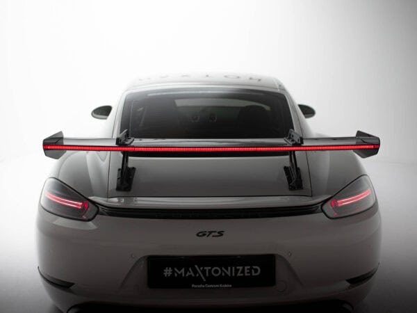 Pol po carbon spoiler with upper swan mounting v 1 led porsche 718 cayman 982c 21520 18