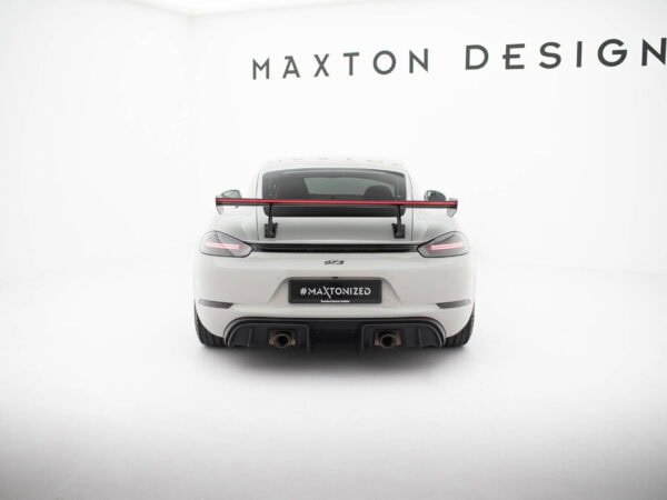 Pol po carbon spoiler with upper swan mounting v 2 led porsche 718 cayman 982c 21524 20