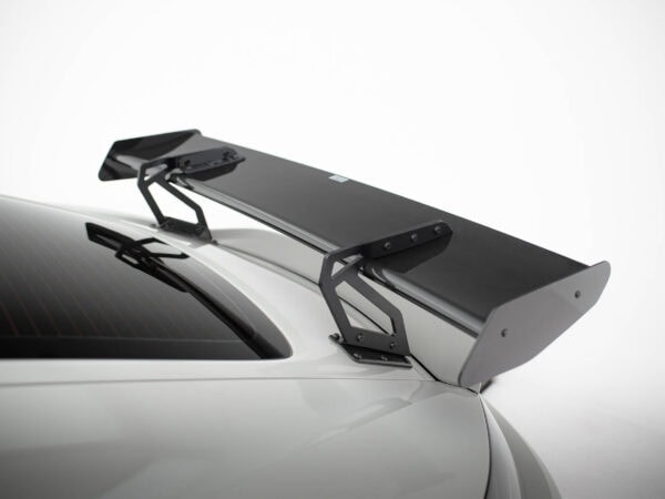 Pol po carbon spoiler with upper swan mounting v 2 led porsche 718 cayman 982c 21524 6