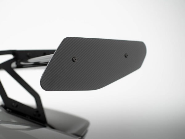 Pol po carbon spoiler with upper swan mounting v 2 led porsche 718 cayman 982c 21524 7