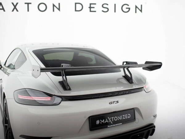 Pol po carbon spoiler with upper swan mounting v 2 porsche 718 cayman 982c 21522 9
