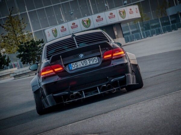 Alternative view of Maxton Design Gloss Black Ducktail Spoiler For BMW M3 E92