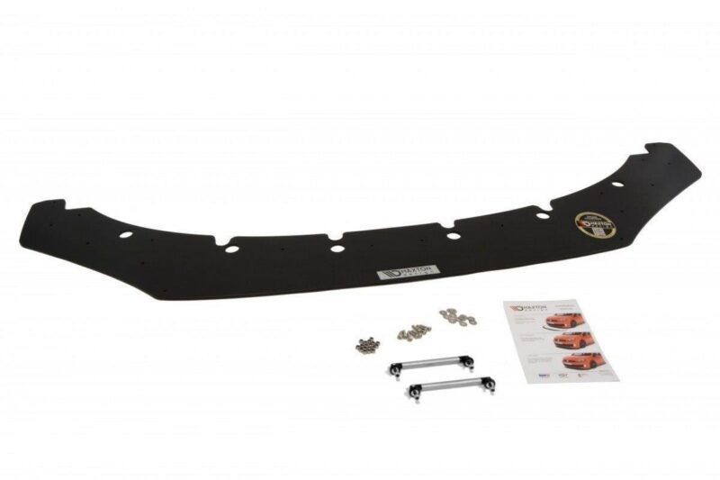 Maxton design matte black front splitter for bmw 1 series f20 f21 m sport pre lci