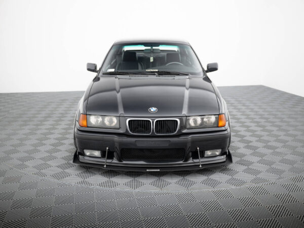 Alternative view of Maxton Design Matte Black Front Racing Splitter For BMW M3 E36 M Tech