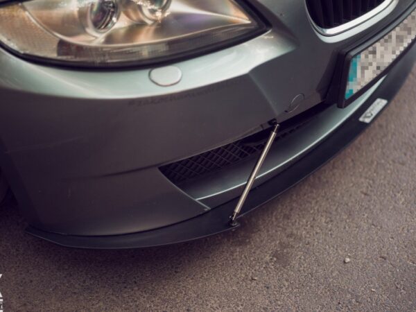 Alternative view of Maxton Design Matte Black Racing Style Front Splitter For BMW Z4 E86
