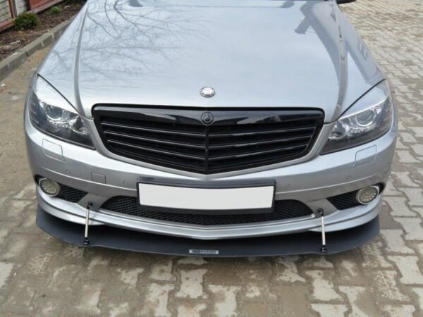 Alternative view of Maxton Design Gloss Black Racing Style Front Splitter For Mercedes-Benz AMG W204