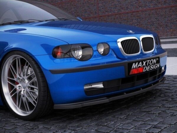 Alternative view of Maxton Design Gloss Black Front Splitter for BMW 3 Series E46 Compact