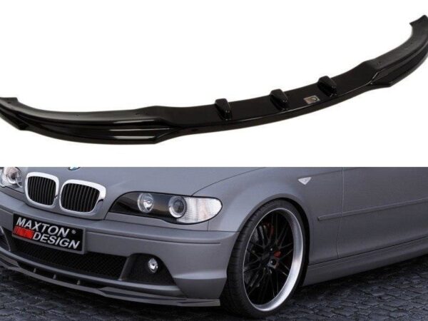Alternative view of Maxton Design Gloss Black Front Splitter For BMW 3 Series E46 LCI