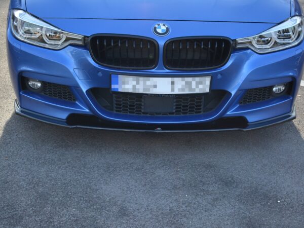 Alternative view of Maxton Design Gloss Black Front Splitter For BMW 3 Series F30 F31 M Sport