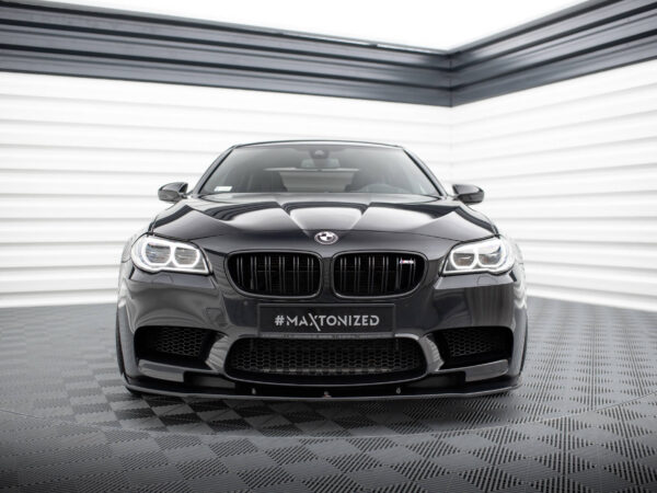 Alternative view of Maxton Design Gloss Black Front Splitter V.1 For BMW M5 Series F10