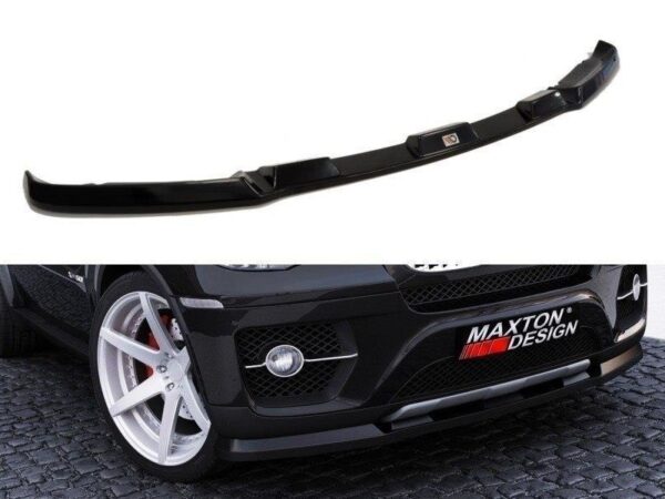 Alternative view of Maxton Design Gloss Black Front Splitter For BMW X6 E71