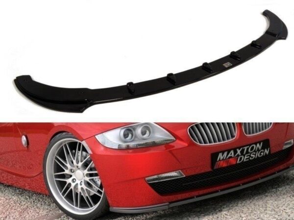 Alternative view of Maxton Design Gloss Black Front Splitter V.1 For BMW Z4 E85 E86 LCI