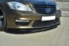 Maxton Design Gloss Black Front Splitter For Mercedes-Benz AMG W221 LCI