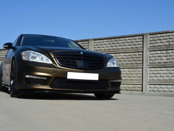 Pol po front splitter mercedes s class w221 amg 808 3