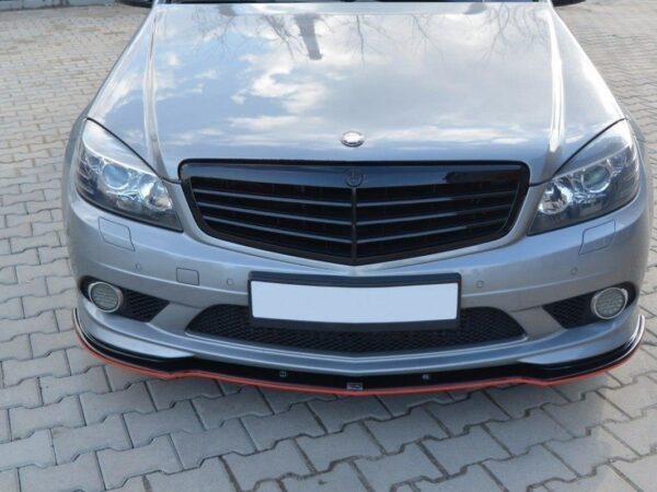 Alternative view of Maxton Design Gloss Black Front Splitter For Mercedes-Benz AMG W204 S204