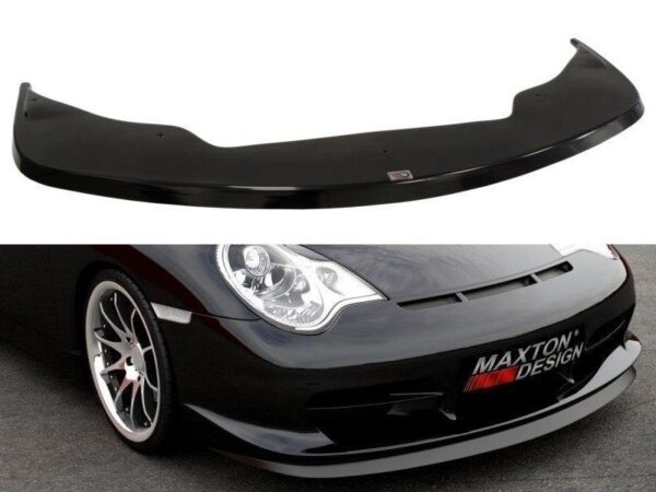 Alternative view of Maxton Design Gloss Black Front Splitter For Porsche 911 GT3 996