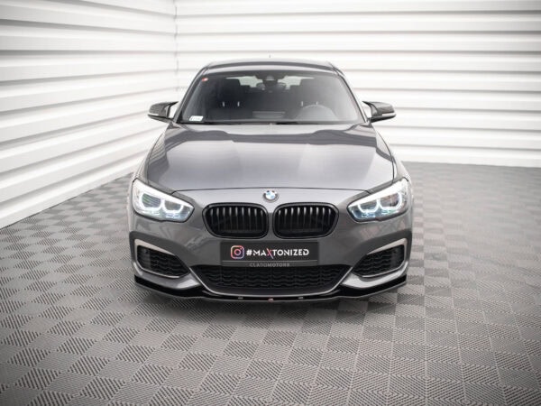 Alternative view of Maxton Design Gloss Black Front Splitter V.1 For BMW 1 Series F20 F21 M Sport LCI