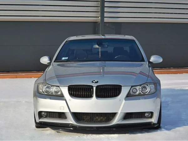 Alternative view of Maxton Design Gloss Black Front Splitter V.1 For BMW 3 Series E90 E91 M Sport