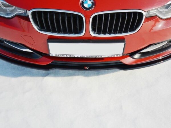 Alternative view of Maxton Design Matte Black Front Splitter V.1 BMW 3 F30 F31