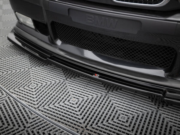 Alternative view of Maxton Design Gloss Black Front Splitter V.1 For BMW M3 E36 M Tech