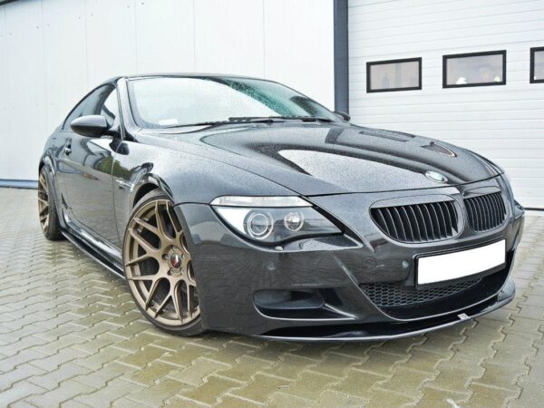 Alternative view of Maxton Design Gloss Black Front Splitter V.1 For BMW M6 E63