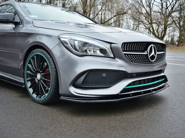 Pol po front splitter v 1 mercedes benz cla c117 amg line facelift 6655 4