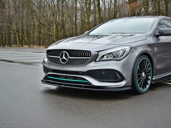 Pol po front splitter v 1 mercedes benz cla c117 amg line facelift 6655 5