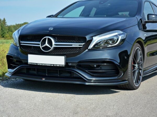 Pol po front splitter v 1 mercedes a w176 amg facelift 5635 2