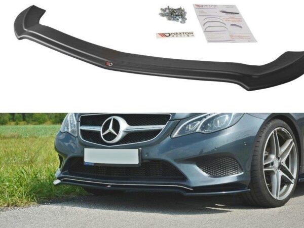 Pol po front splitter v 1 mercedes benz e coupe cabrio c207 facelift a207 facelit 5641 1