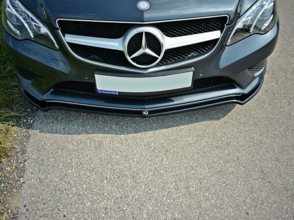 Pol po front splitter v 1 mercedes benz e coupe cabrio c207 facelift a207 facelit 5641 3