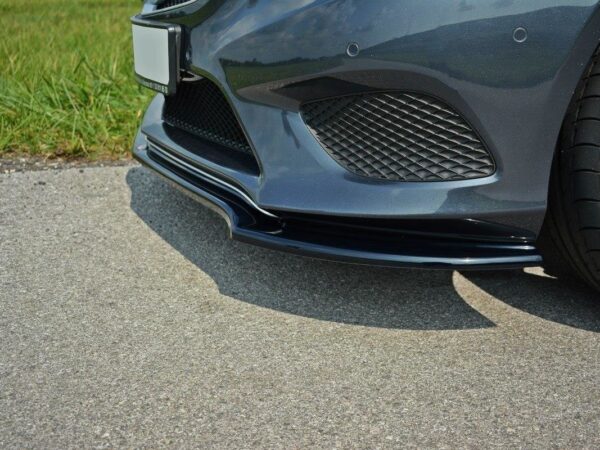 Pol po front splitter v 1 mercedes benz e coupe cabrio c207 facelift a207 facelit 5641 4