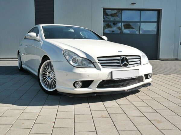 Alternative view of Maxton Design Gloss Black Front Splitter V.1 For Mercedes-Benz AMG CLS55 C219