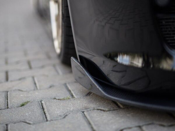 Alternative view of Maxton Design Gloss Black Front Splitter V.1 For Porsche Cayman MK2 981C