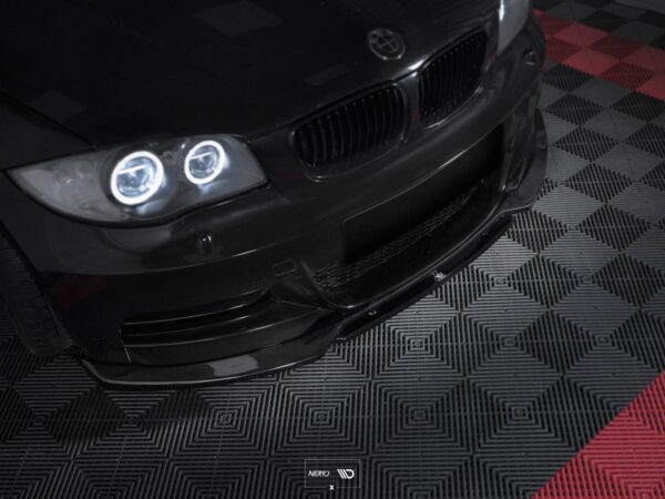 Alternative view of Maxton Design Gloss Black Front Splitter V.1 For BMW 1 Series E82 LCI M Sport