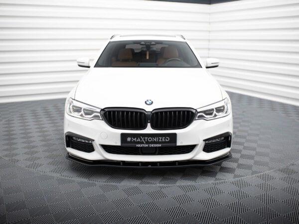 Alternative view of Maxton Design Gloss Black Front Splitter V.1 For BMW 5 Series G30 G31 M Sport