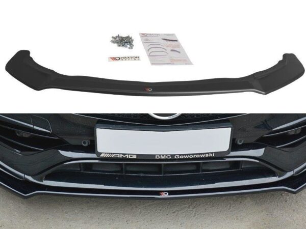 Pol po front splitter v 2 mercedes cla a45 amg c117 facelift 5667 1