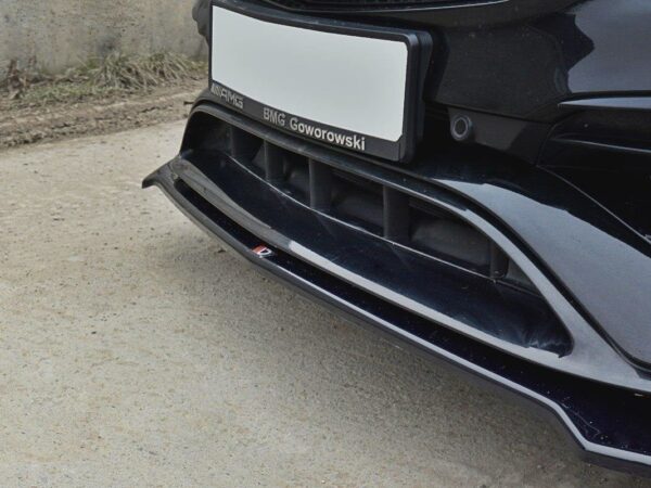 Pol po front splitter v 2 mercedes cla a45 amg c117 facelift 5667 4