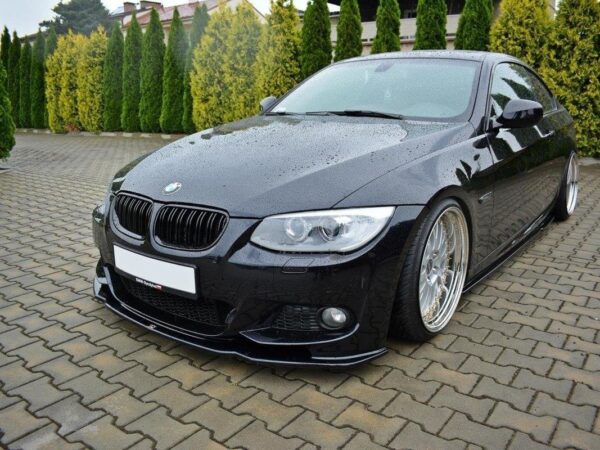 Alternative view of Maxton Design Gloss Black Front Splitter V.2 For BMW 3 Series E92 M Sport LCI