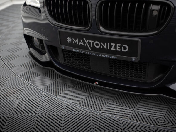 Alternative view of Maxton Design Gloss Black Front Splitter V.2 For BMW 5 Series F10 F11 M Sport